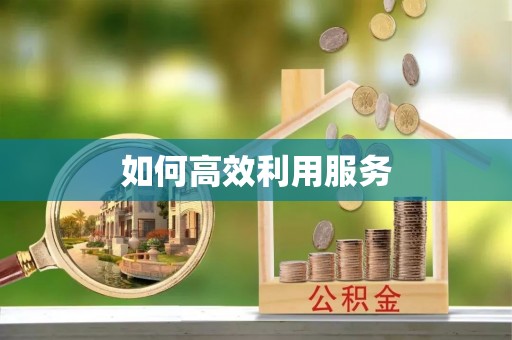 莱阳如何高效利用服务